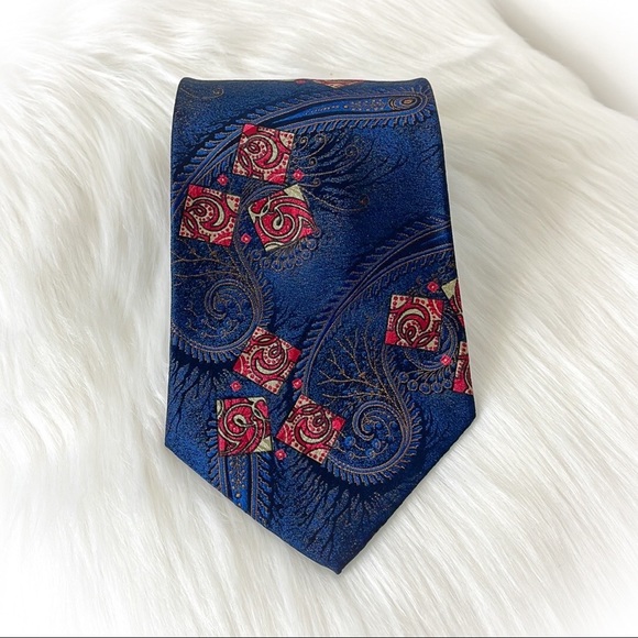 😎Very Striking Garrick Anderson Mens Silk Tie😎 - Picture 7 of 11